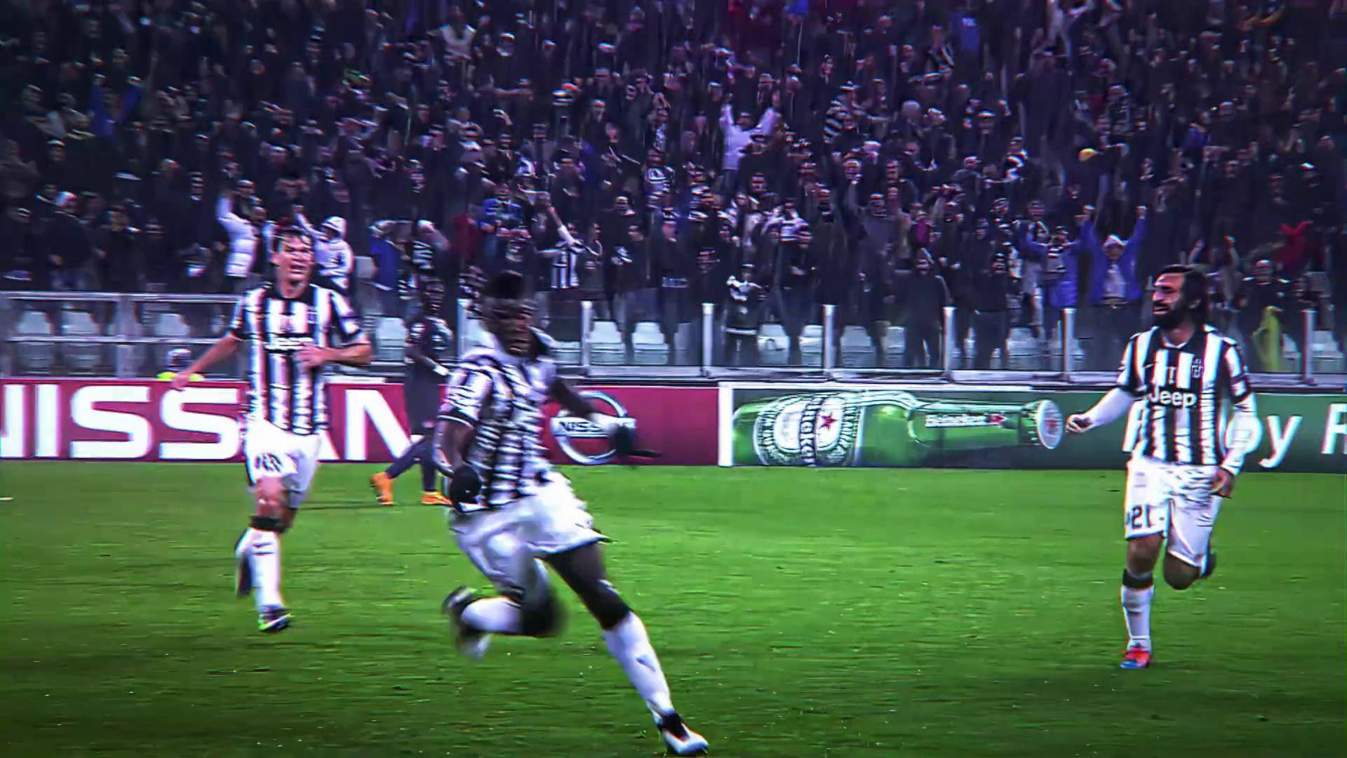 尤文绝地反击AC米兰，博格巴统治全场